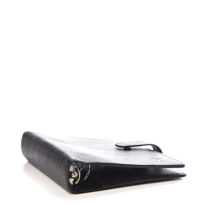 Louis Vuitton Epi Medium Ring Agenda Cover Black 4 of 10