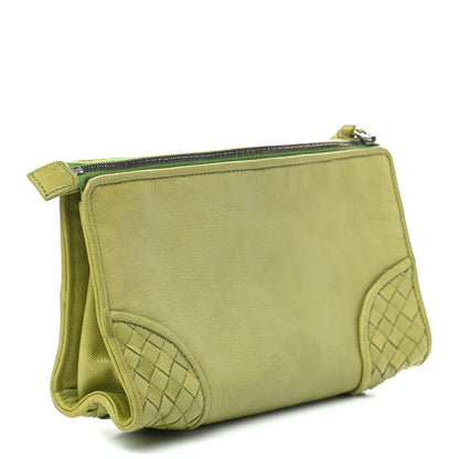 Bottega Veneta Nappa Intrecciato Small Cosmetic Pouch Mela 3 of 8