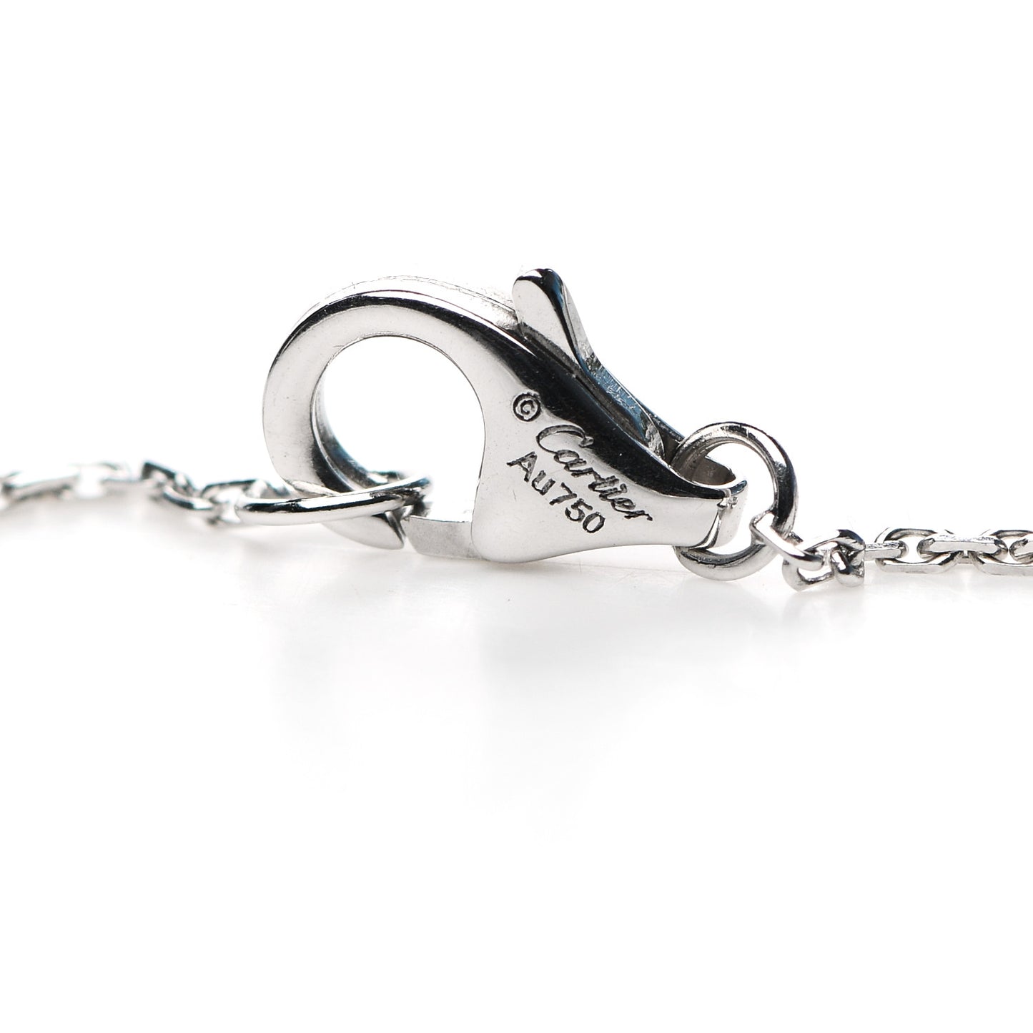 18K White Gold Palladium Black Ceramic Diamond Trinity Pendant Necklace