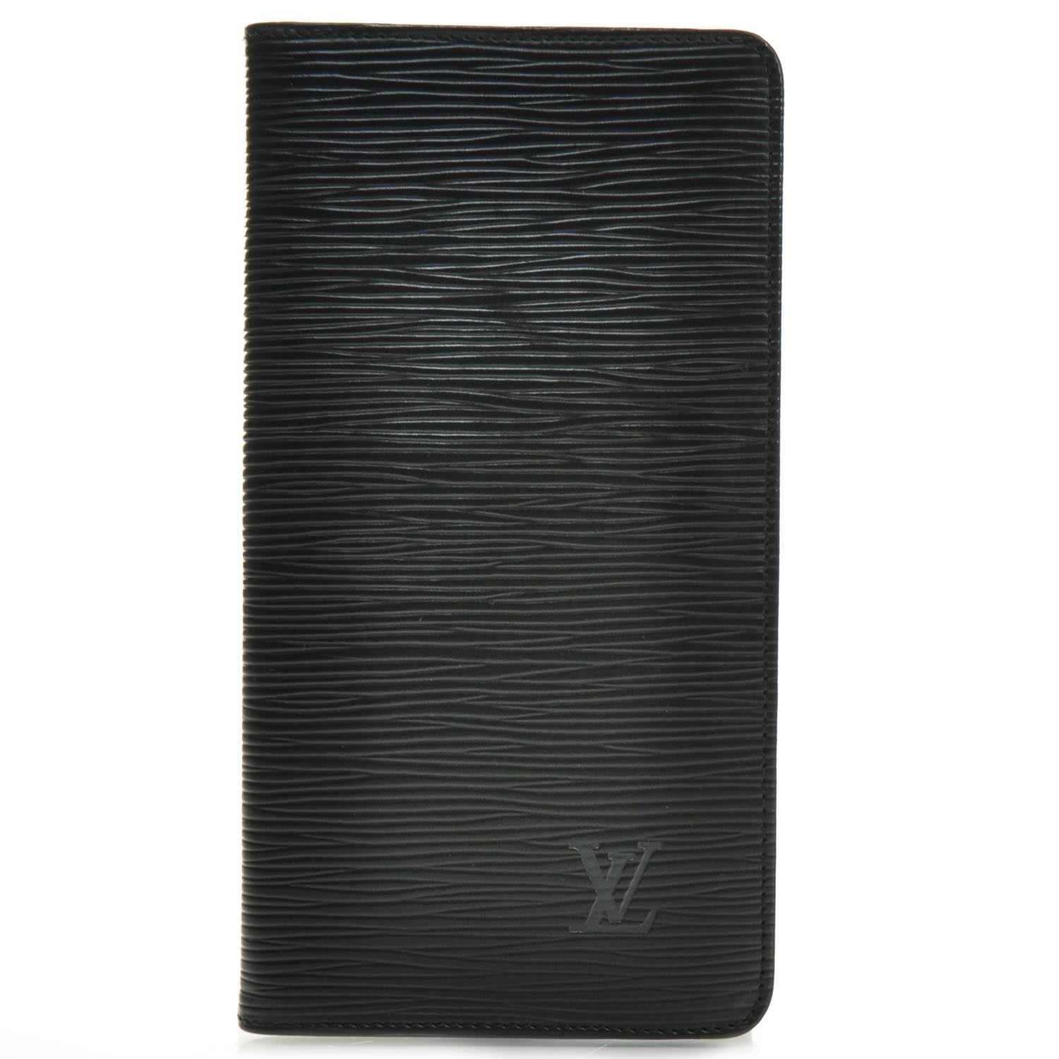 Louis Vuitton Epi Checkbook Wallet Black 1 of 7