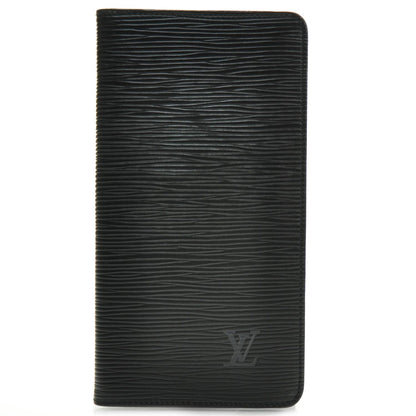 Louis Vuitton Epi Checkbook Wallet Black 1 of 7