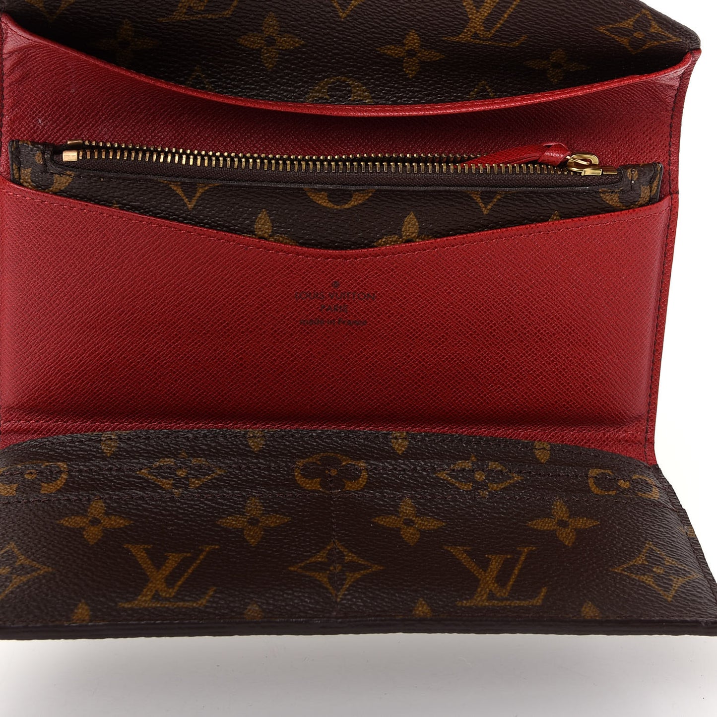 Monogram Josephine Wallet Rouge