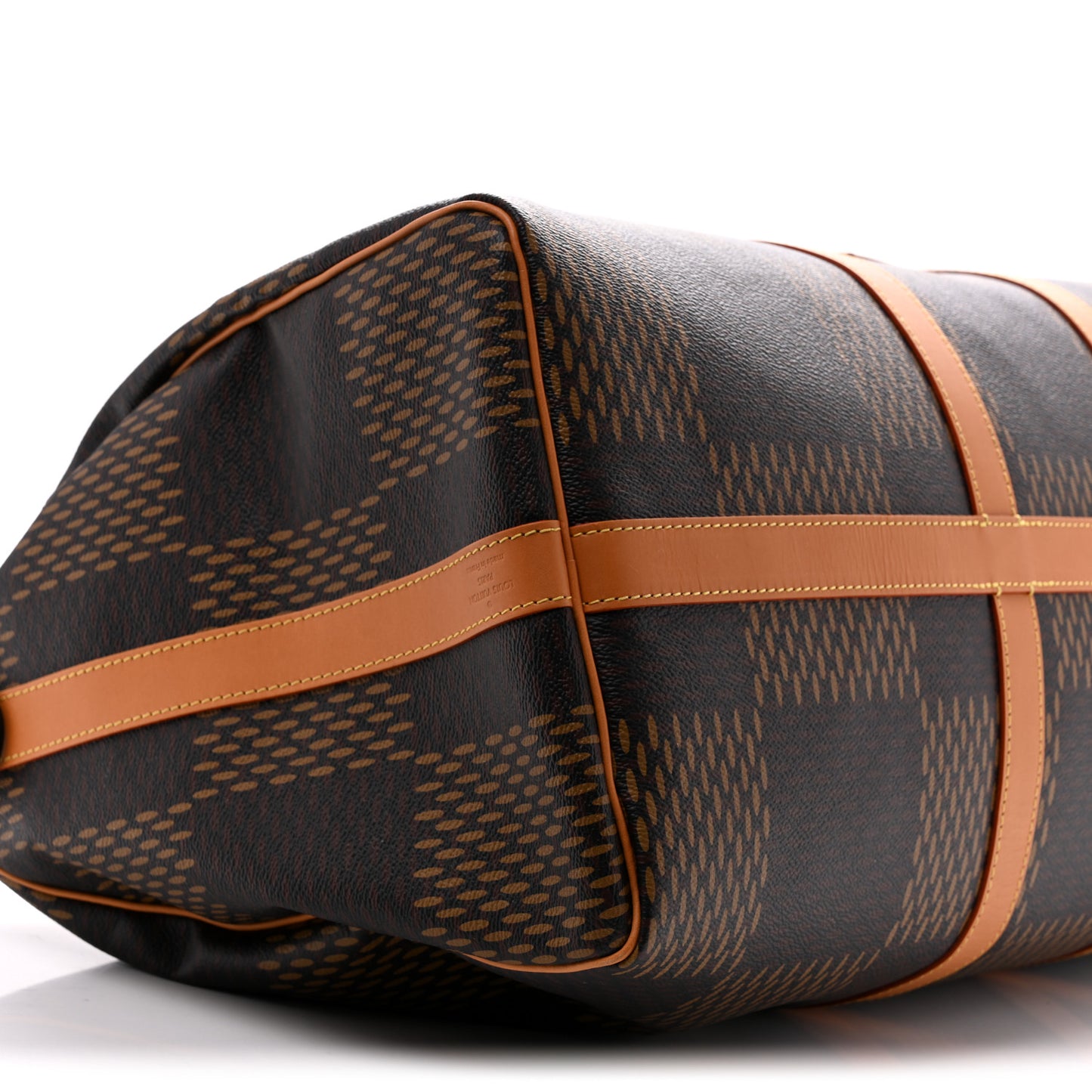 X NIGO Giant Damier Ebene Monogram Keepall Bandouliere 50
