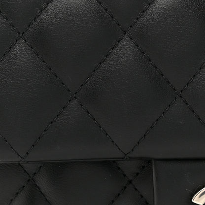 Chanel Calfskin Quilted CC Uniform Flap Belt Bag Black 8 of 10