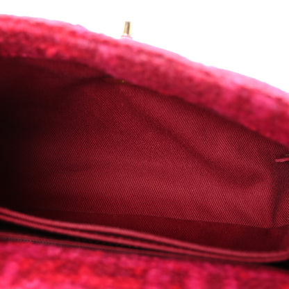 Chanel Tweed Mini Coco Handle Flap Fuchsia 5 of 10