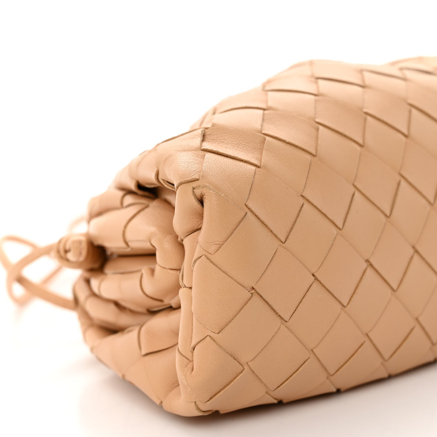 Bottega Veneta Nappa Intrecciato The Mini Pouch Almond 8 of 9