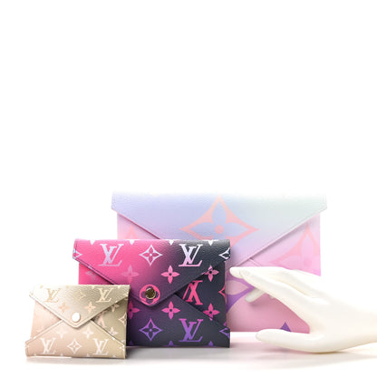 Louis Vuitton Monogram Giant Spring in the City Kirigami Pochette Set Sunrise Pastel Midnight Fuchsia Sunset Kaki 2 of 9