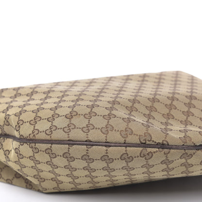 Gucci Monogram Large Wave Hobo Dark Brown 9 of 15