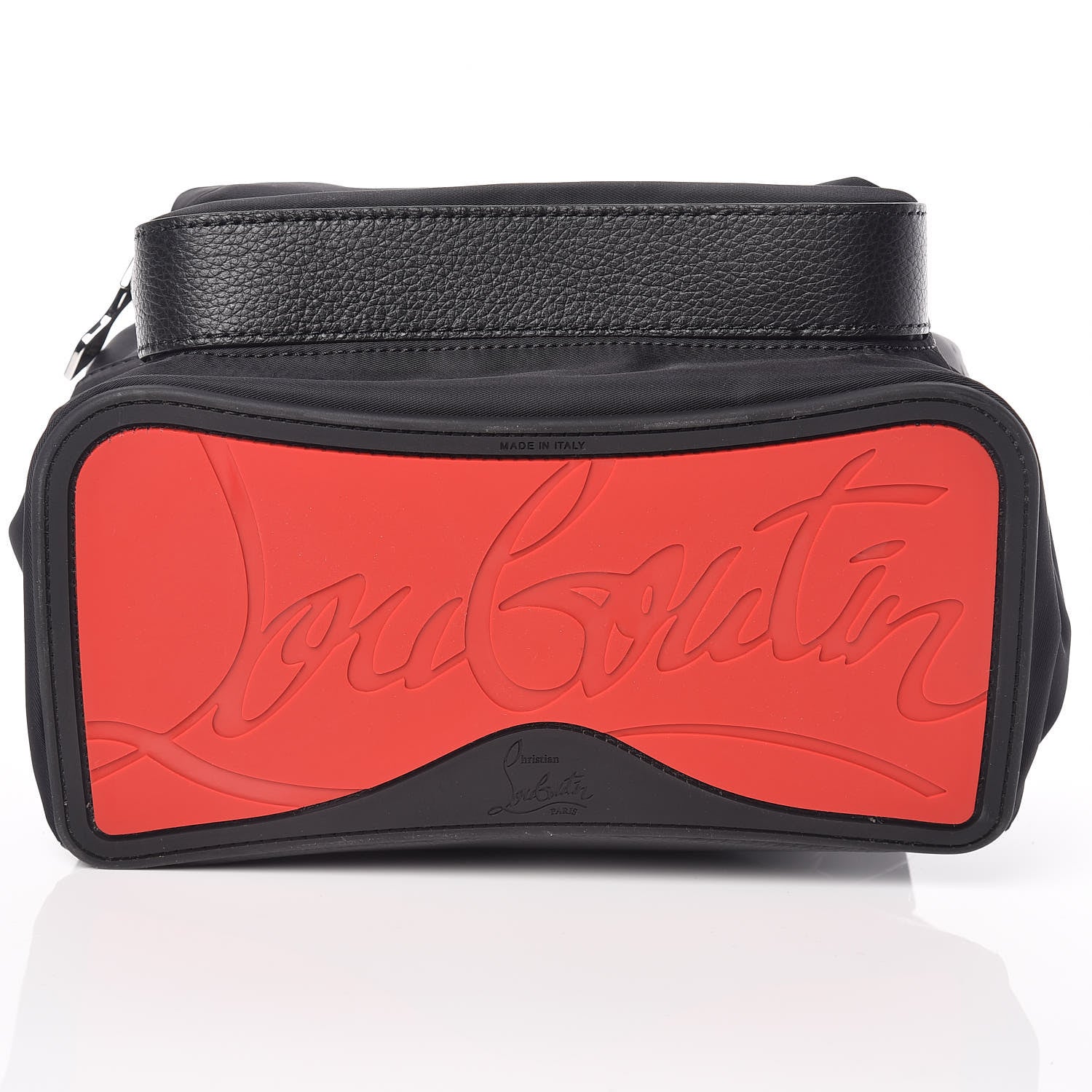 Christian Louboutin Nylon Calfskin Love Small Backloubi Backpack Black 11 of 12