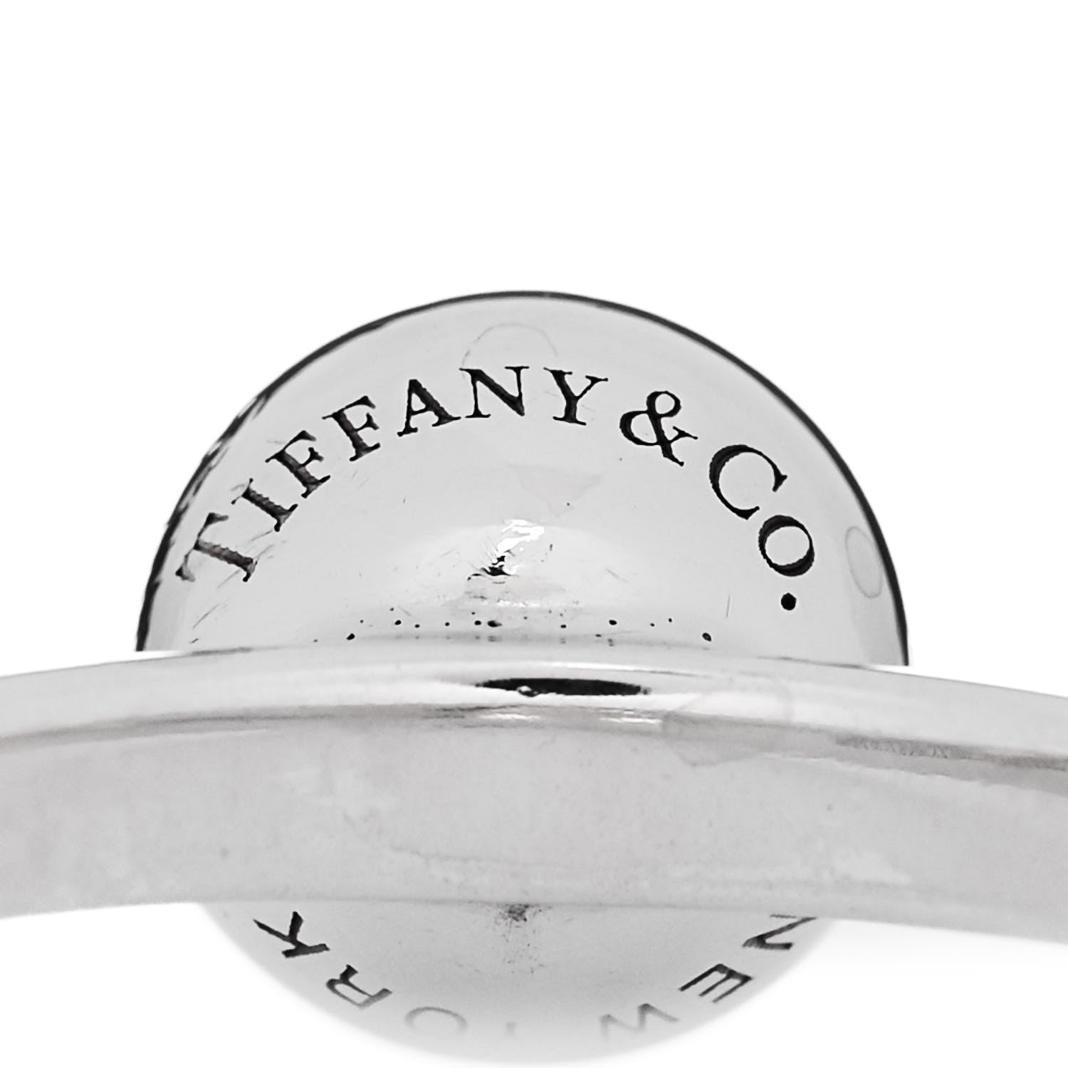 Tiffany Sterling Silver 8mm Hardwear Ball Ring 47 4 5 of 7