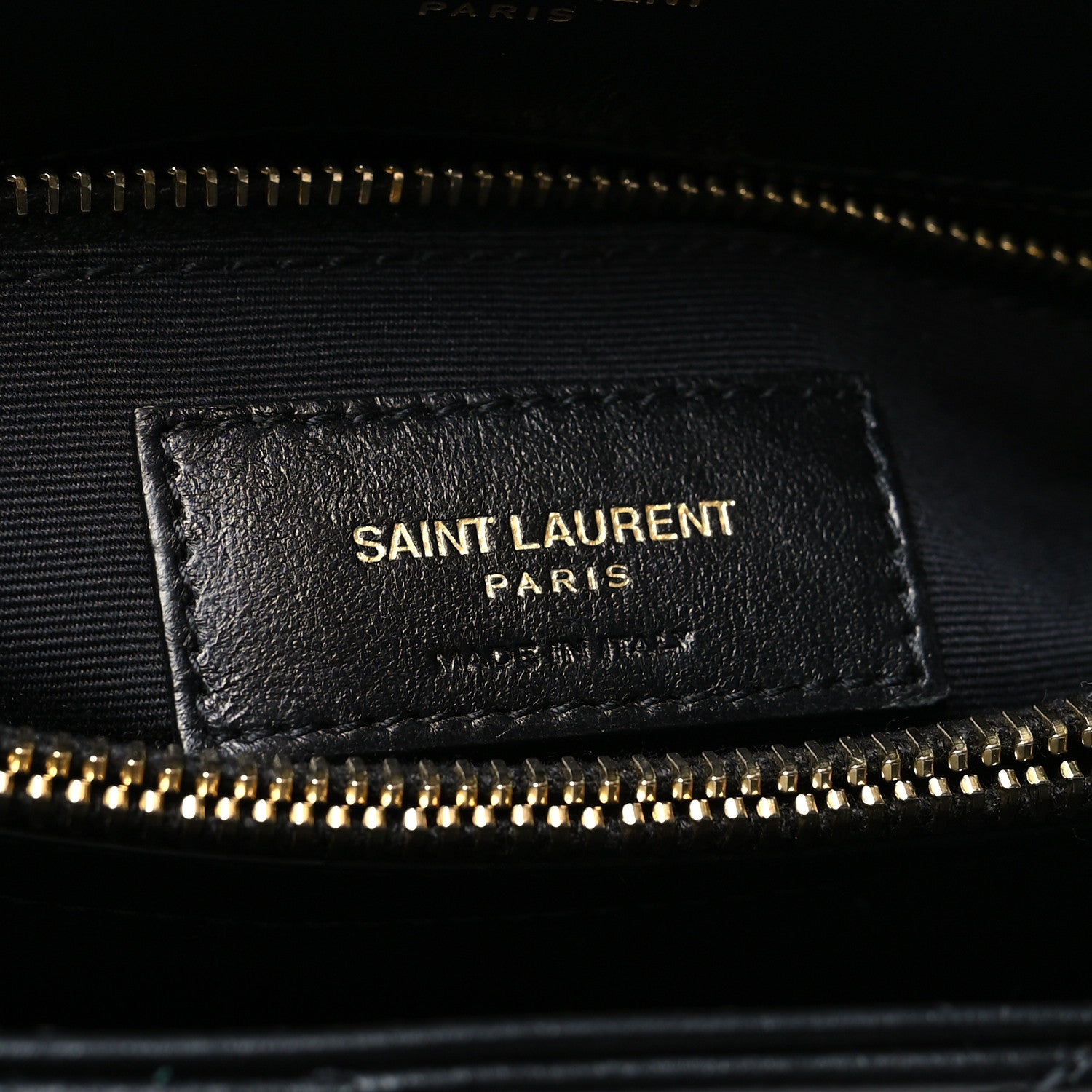 Saint Laurent Calfskin Y Quilted Monogram Medium Loulou Chain Satchel Black 6 of 13