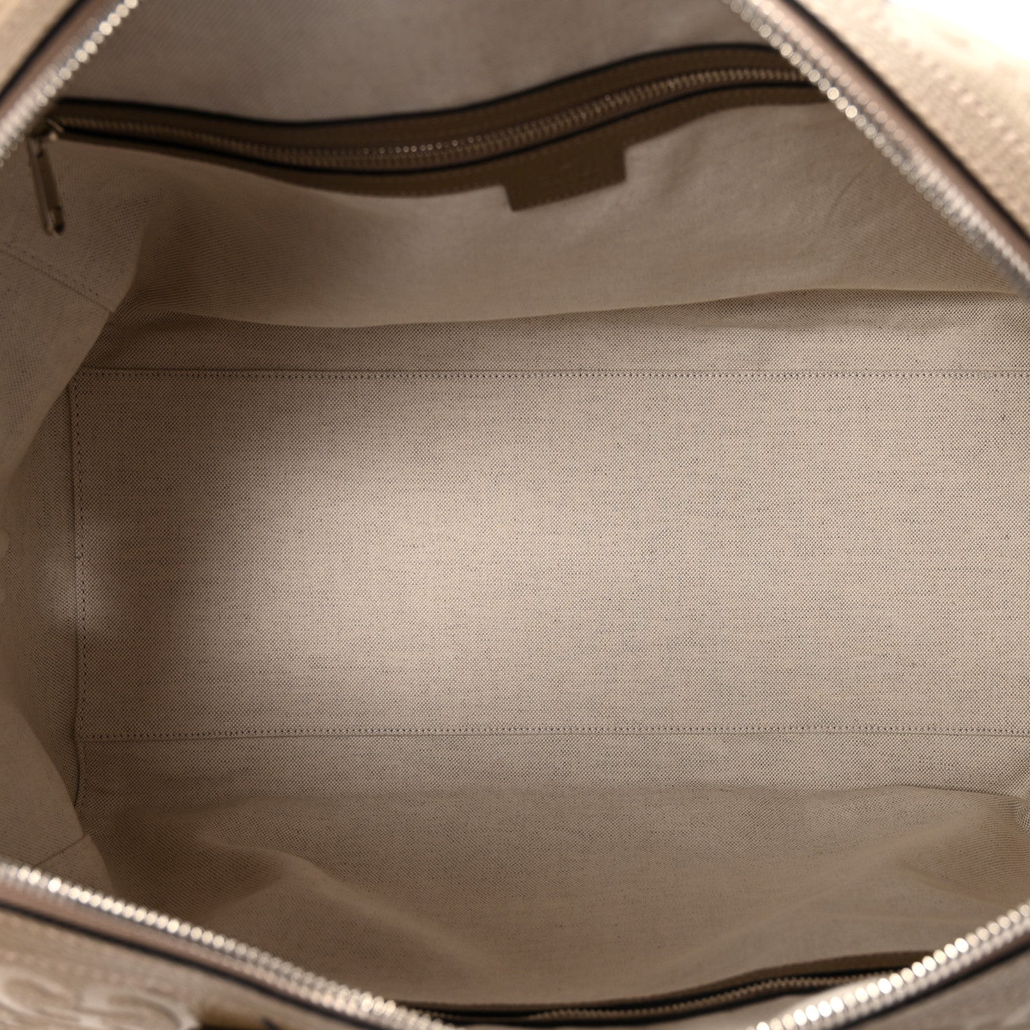 Gucci Piuma Calfskin Jumbo GG Embossed Large Duffle Bag Good Taupe 4 of 8