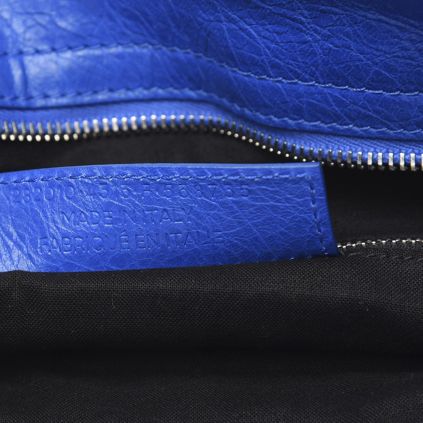 Agneau Giant 12 Silver Hardware Velo Bleu Lazuli