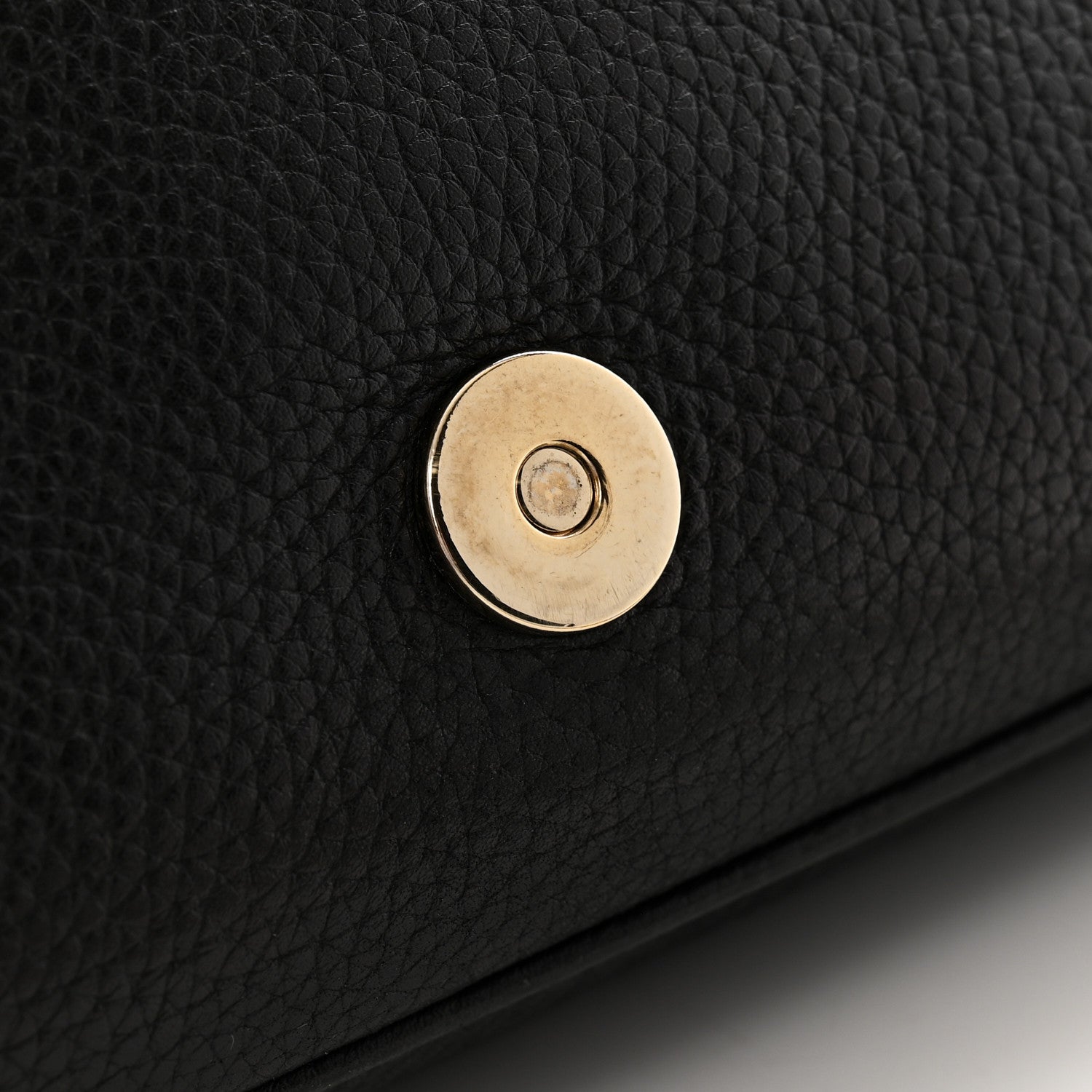 Gucci Pebbled Calfskin Medium Soho Flap Crossbody Black 12 of 14