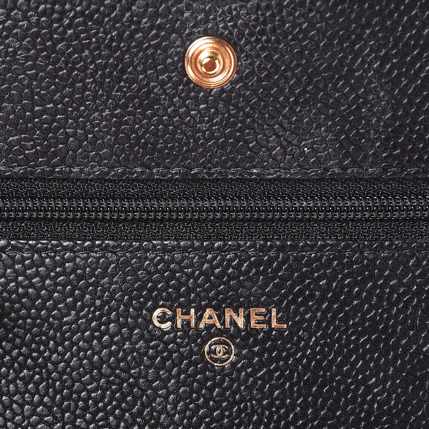 Chanel Caviar Quilted Boy Wallet On Chain WOC Black 17 of 20