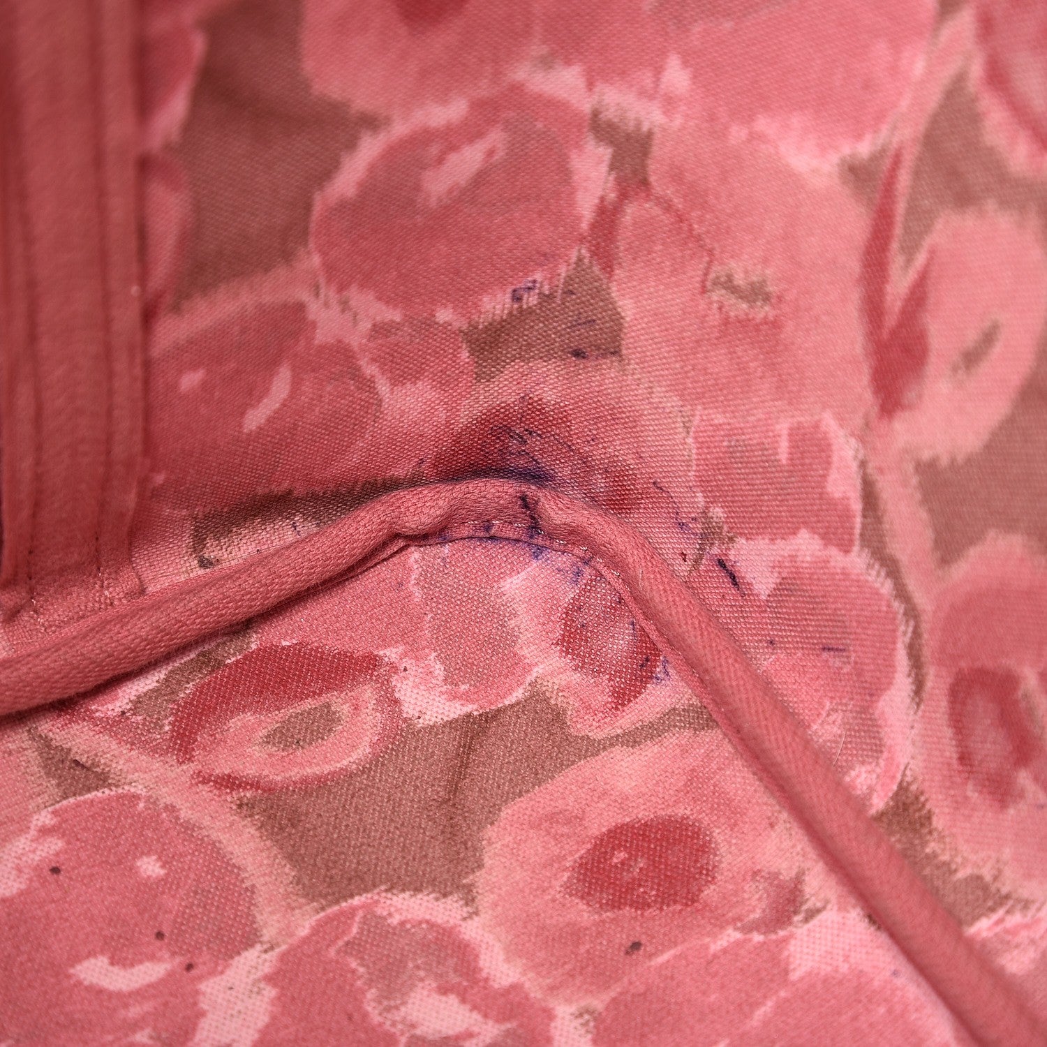 Louis Vuitton Monogram Articles de Voyage Ikat Neverfull MM Rose Velours 8 of 11