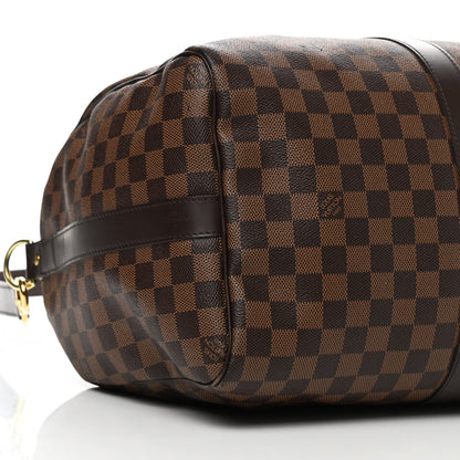Louis Vuitton Damier Ebene Keepall Bandouliere 45 10 of 20