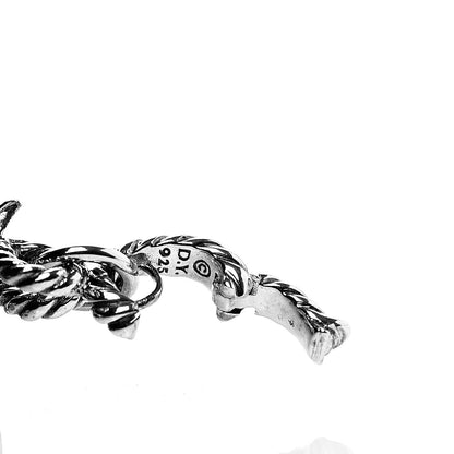 David Yurman Sterling Silver Cable Collectibles Feather Enhancer Pendant 3 of 3