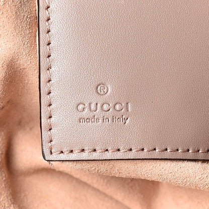 Gucci Calfskin Matelasse Mini GG Marmont Chain Bag Porcelain Rose 6 of 9