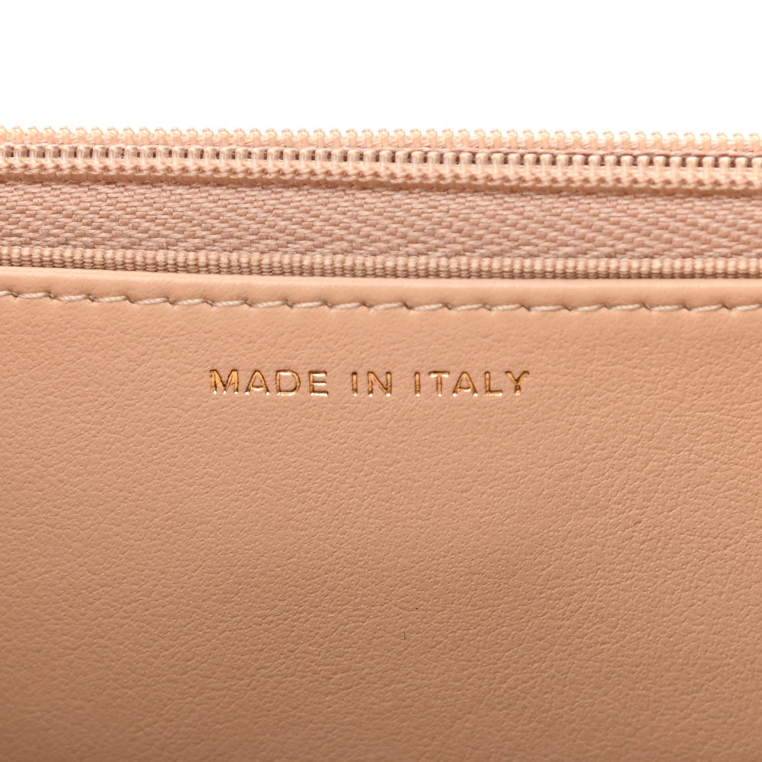 Chanel Caviar Quilted Wallet On Chain WOC Beige 7 of 11