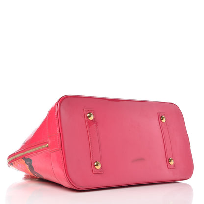 Louis Vuitton Vernis Roses Alma MM Rose Pop 4 of 19