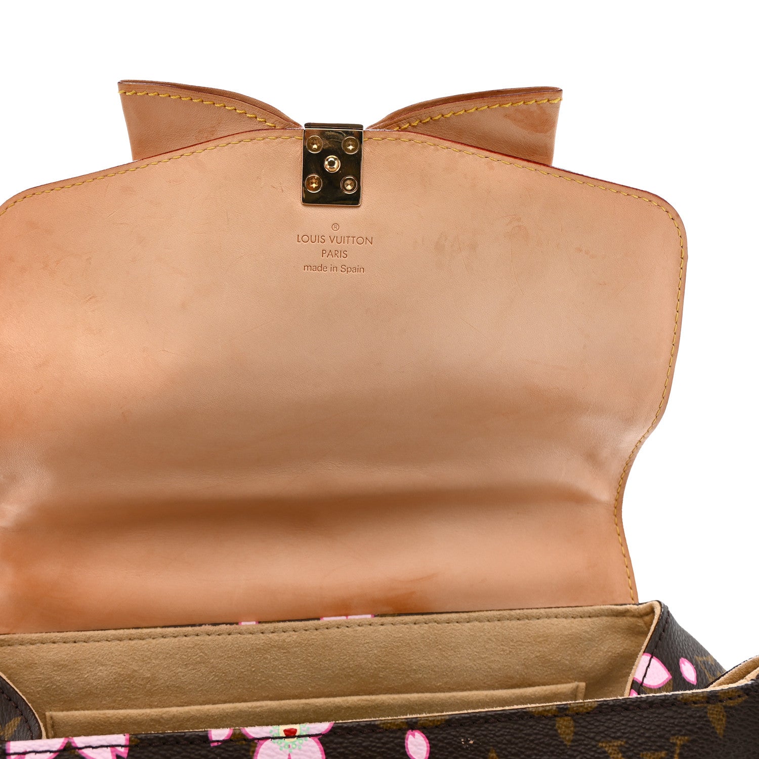 Louis Vuitton Monogram Cherry Blossom Sac Retro Bag Brown 13 of 16