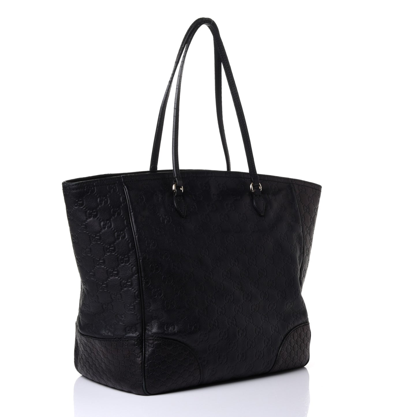 Guccissima Medium Bree Zippered Tote Black