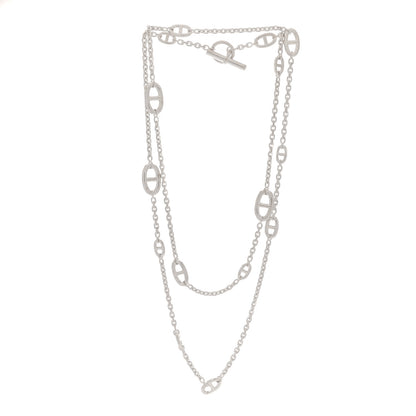 Hermes Sterling Silver Farandole Necklace 120 3 of 6