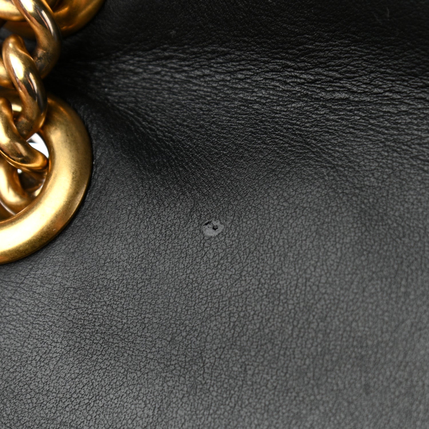 Gucci Calfskin Matelasse Small GG Marmont Shoulder Bag Black 13 of 17