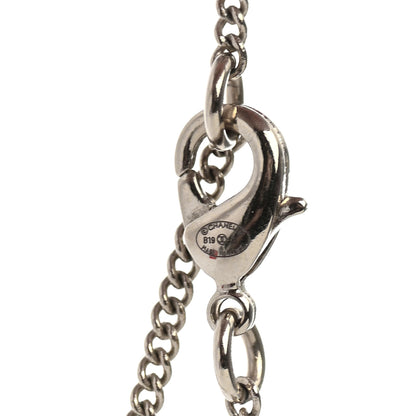 Chanel Crystal Pearl CC Lace Camellia Necklace Gold 4 of 4