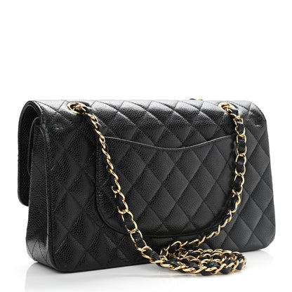Chanel Caviar Quilted Medium Double Flap Black 3 of 10
