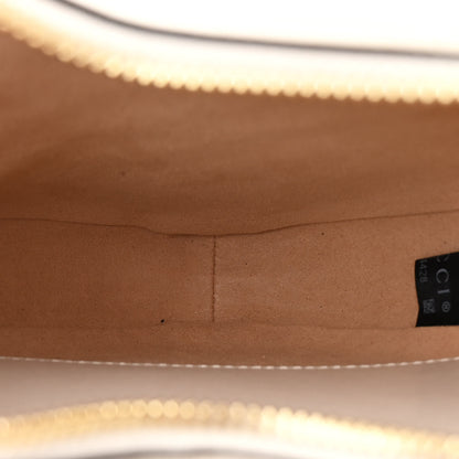 Gucci Calfskin Matelasse Diagonal Mini Interlocking G Heart Shoulder Bag Mystic White 5 of 12