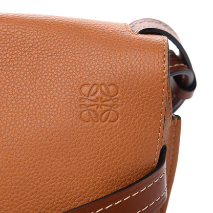Loewe Grained Calfskin Small Gate Crossbody Bag Caramel Pecan 8 of 8