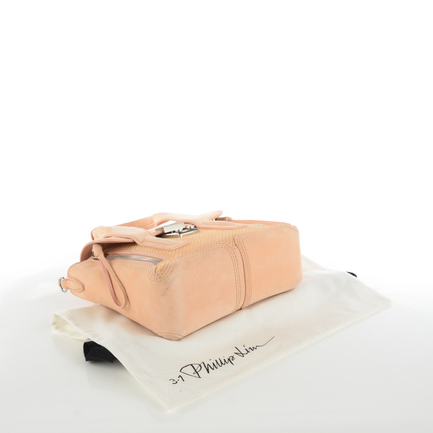 3.1 Phillip Lim 3.1 Perforated Calfskin Suede Mini Pashli Satchel Beige 6 of 11