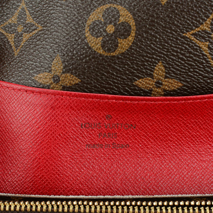 Louis Vuitton Monogram Emilie Wallet Red 6 of 7
