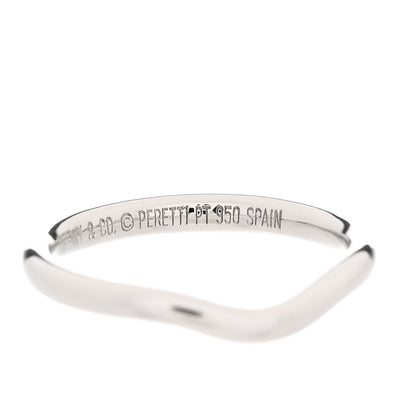 Tiffany Platinum 2mm Elsa Peretti Wedding Band Ring 47 4.25 5 of 5