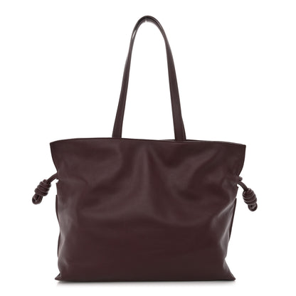 Loewe Calfskin Large Flamenco Knot Bag Dark Burgundy 1 of 10