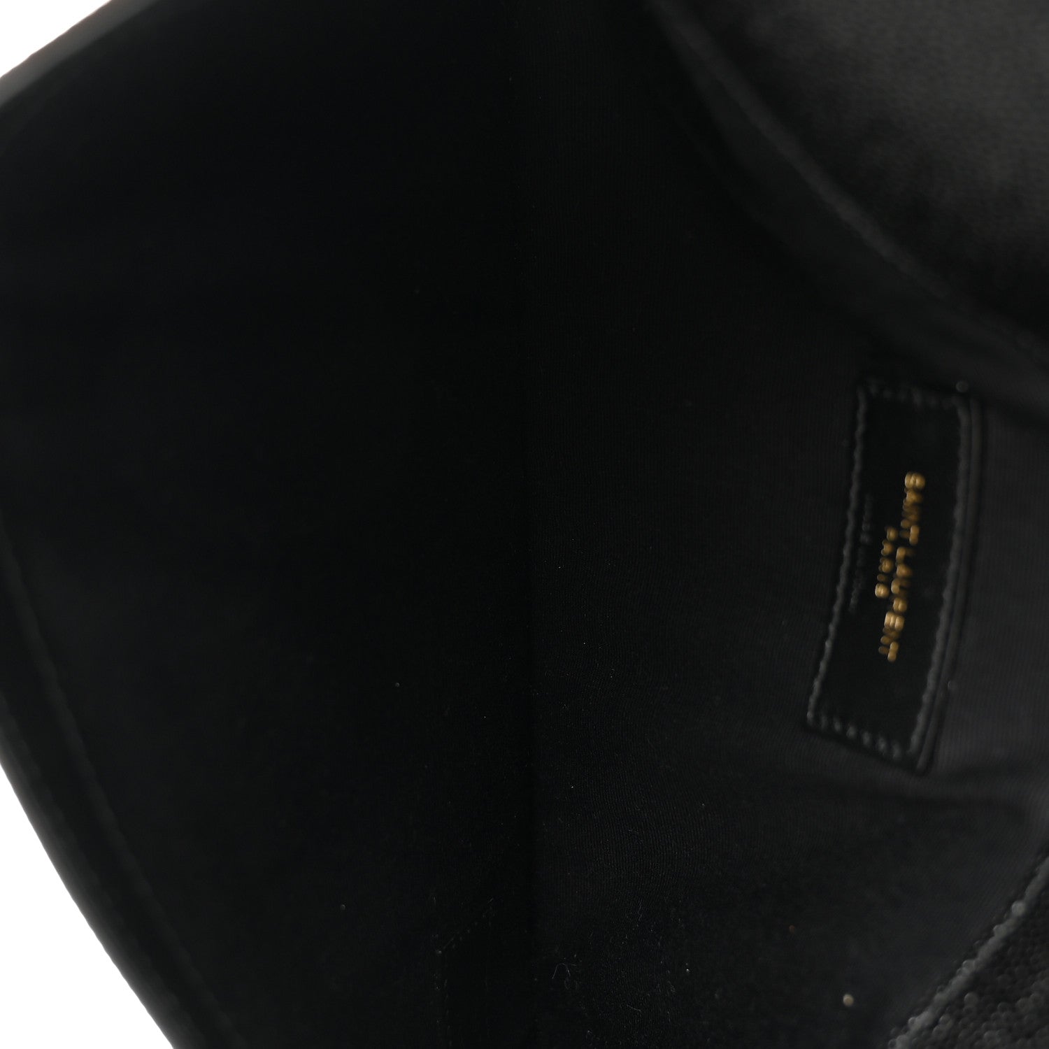 Saint Laurent Grain De Poudre Uptown Pouch Black 5 of 7