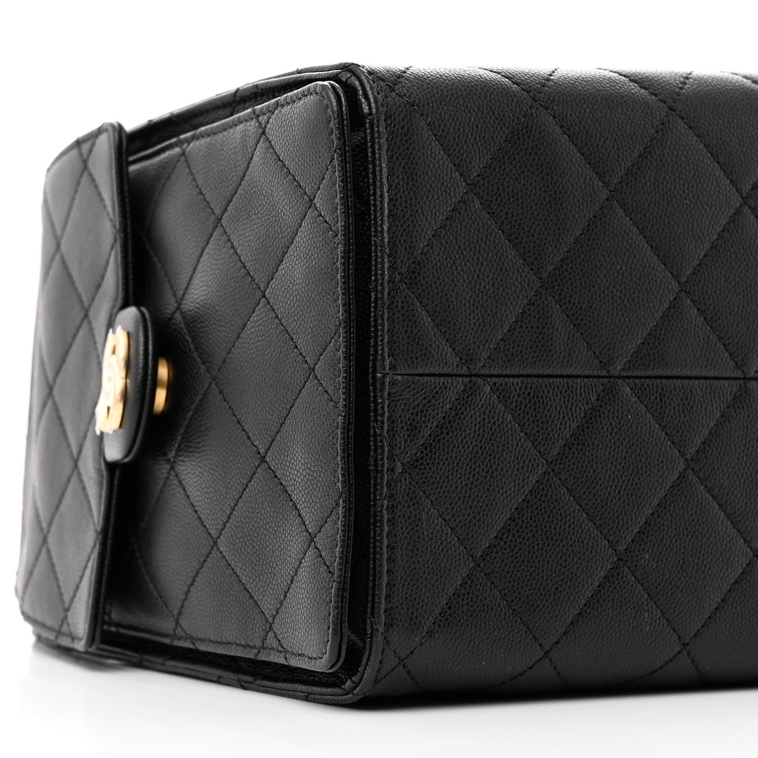 Chanel Caviar Quilted Medium Chanel 25 Handbag Black 11 of 12
