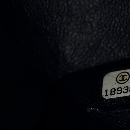 Chanel Caviar Quilted Jumbo Double Flap Navy Blue 8 of 11