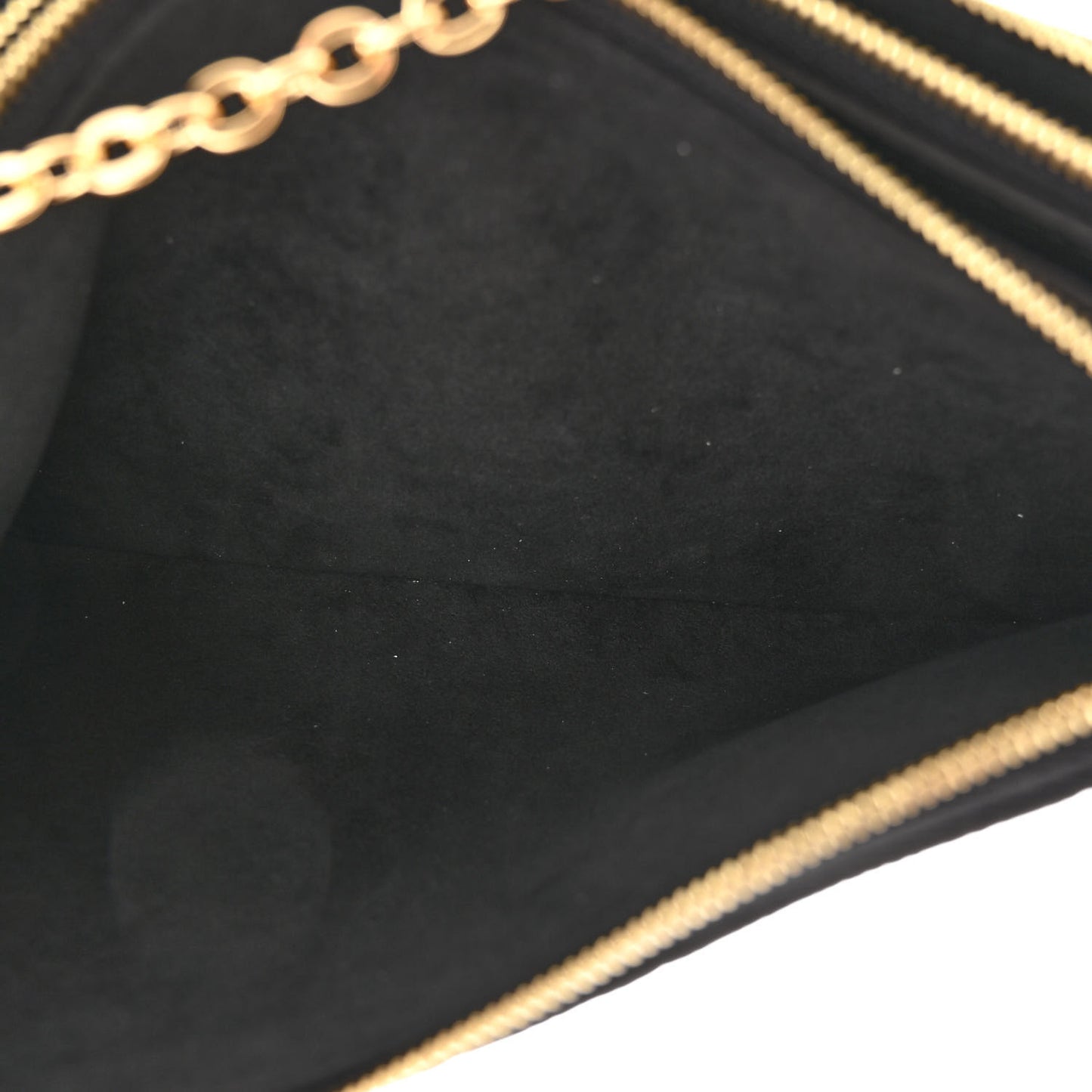 Empreinte Double Zip Pochette Black