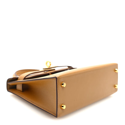 Hermes Tadelakt Mini Kelly Sellier 20 Biscuit 4 of 10