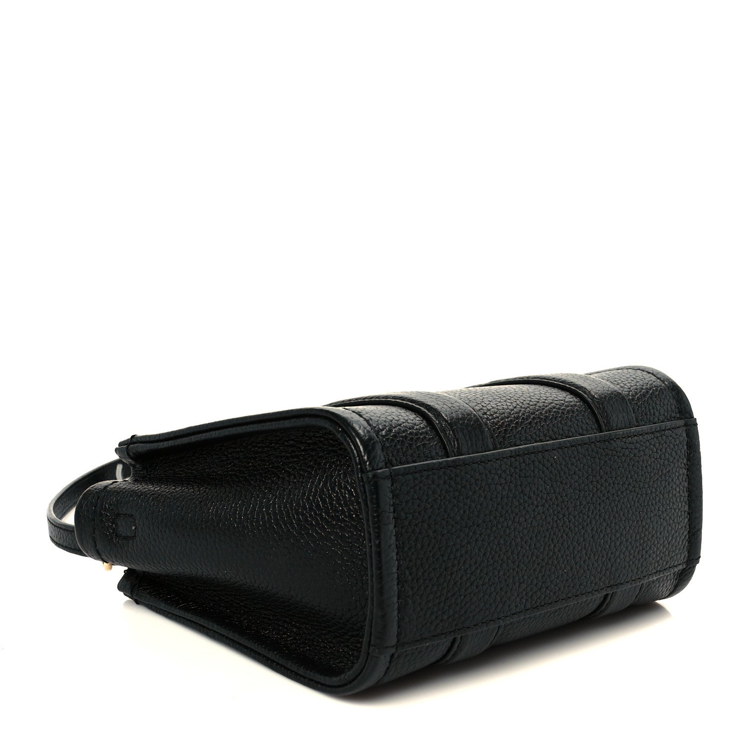 Marc Jacobs Grained Calfskin Micro The Tote Bag Black 4 of 12