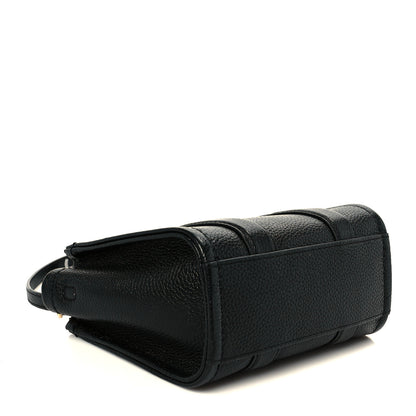 Marc Jacobs Grained Calfskin Micro The Tote Bag Black 4 of 12