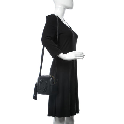 Gucci Pebbled Calfskin Small Soho Disco Bag Black 2 of 7