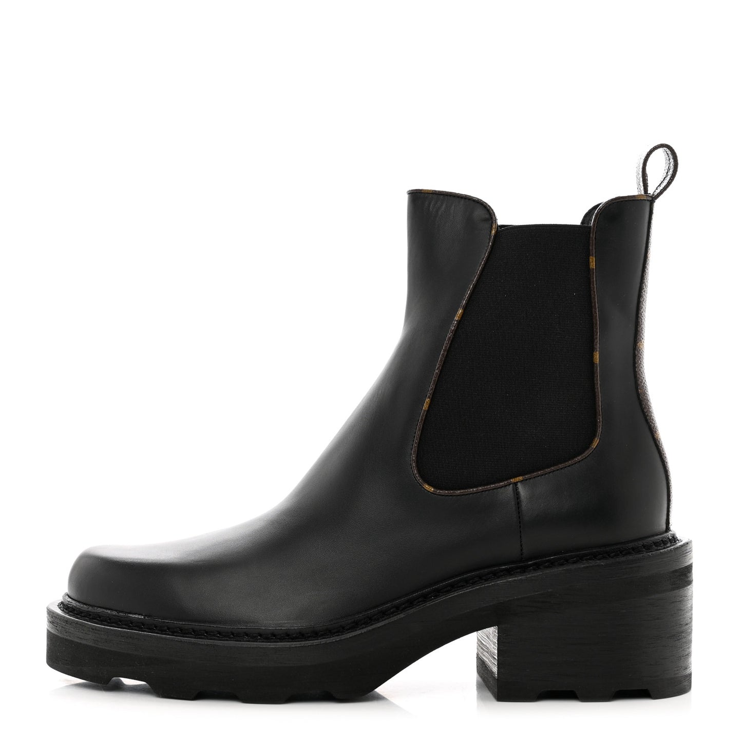 Calfskin Monogram Beaubourg Ankle Boots 39.5 Black