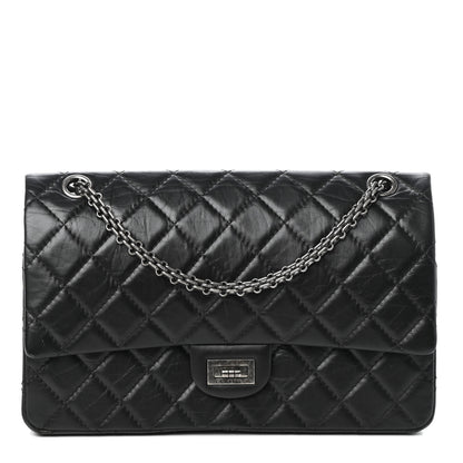 Chanel Aged Calfskin Quilted 2.55 Reissue 226 Flap Black 1 of 10