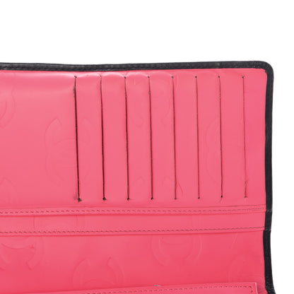 Chanel Calfskin Quilted Cambon Yen Wallet Black 8 of 13