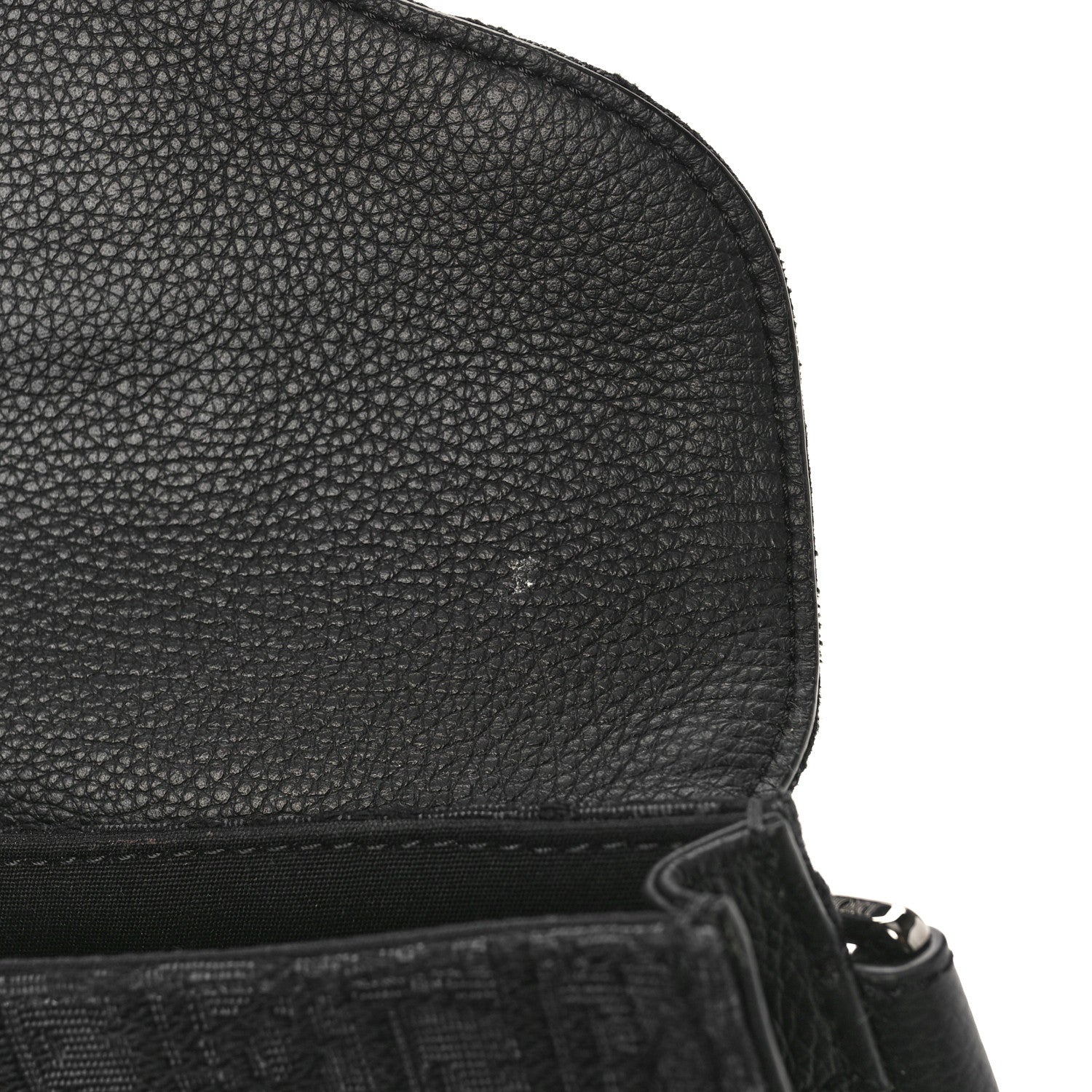 Christian Dior Oblique Saddle Messenger Pouch Blue Black 7 of 9