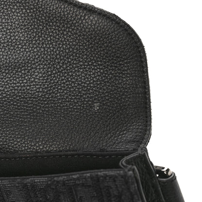 Christian Dior Oblique Saddle Messenger Pouch Blue Black 7 of 9